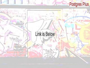 Postgres Plus Download Free (Instant Download 2015)