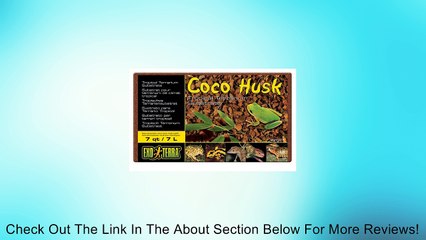Exo Terra Coco Husk Terrarium Substrate, 7-Quart Review