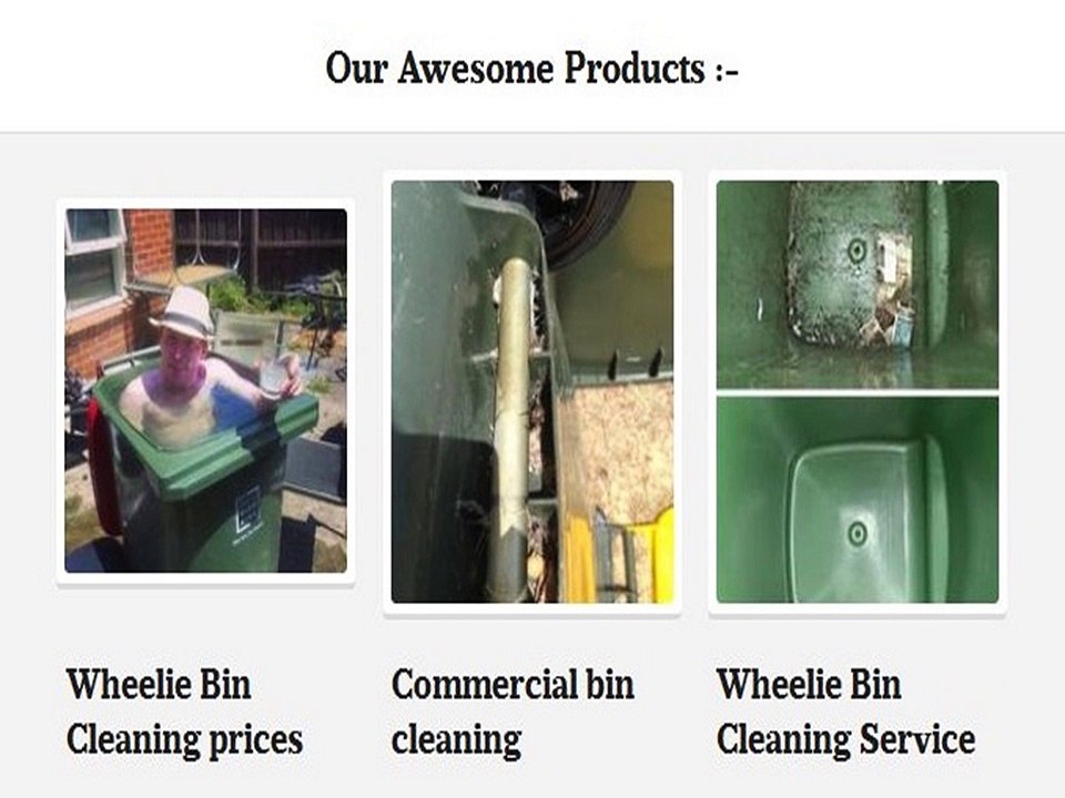 Wheelie Bin Cleaning Company Perth