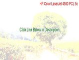 HP Color LaserJet 4500 PCL 5c Crack - Legit Download 2015