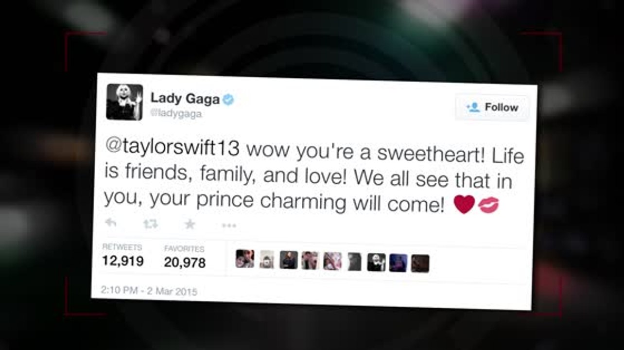 Lady Gaga dit à Taylor Swift que son Prince Charmant viendra