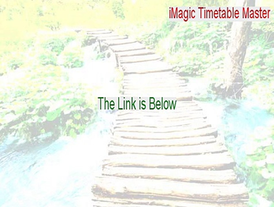 iMagic Timetable Master Free Download [Free Download]