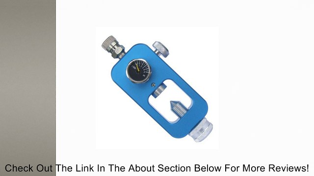 New Design Paintball HPA Tank Fill Adapter Blk Scuba Fill Station - Blue Color Review