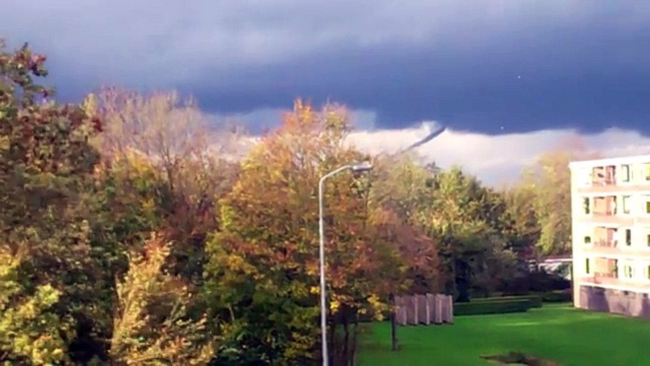 Rare Tornado In the Netherlands