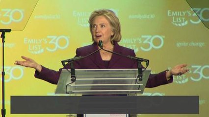 Hillary Clinton : «Ne voulez-vous pas voir une femme présidente ?»