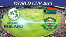 2015 WC SA vs IRE Porterfield Reacts on 201 run defeat vs SA