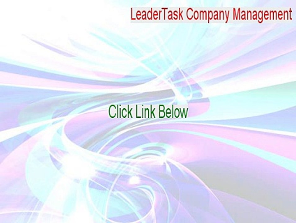 LeaderTask Company Management Full Download (Legit Download 2015)