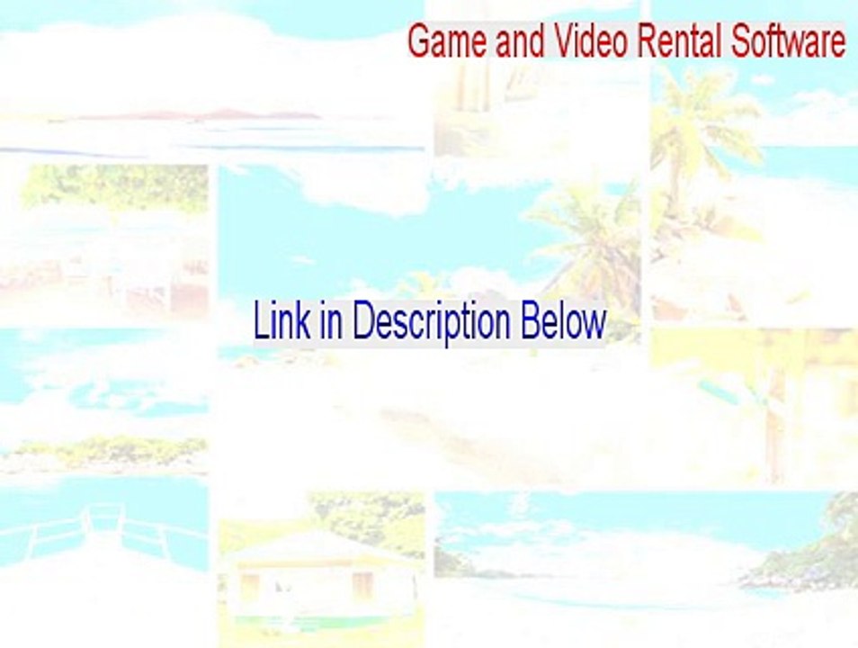 Game and Video Rental Software Crack (Game and Video Rental Software)