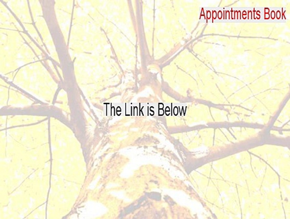 Appointments Book Download Free (Free Download)