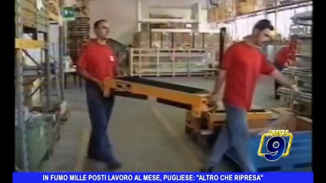 In fumo mille posti di lavoro al mese, Pugliese: 'Altro che ripresa'