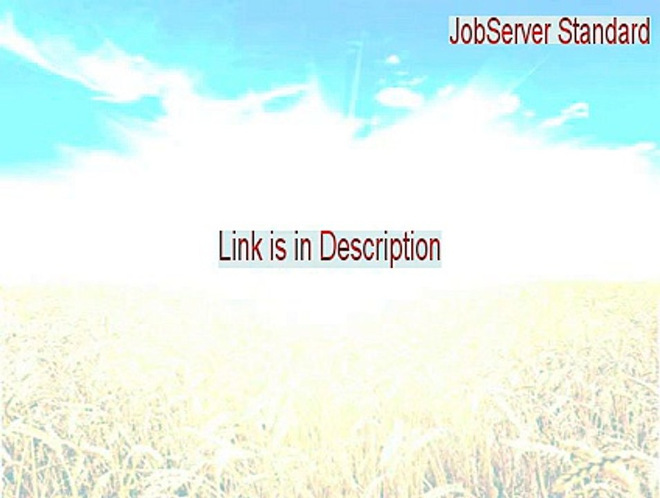 JobServer Standard Serial (Legit Download 2015)