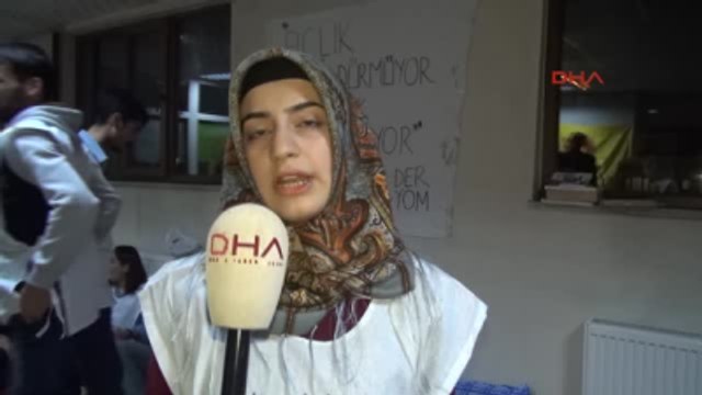 Bingöl Üniversitesi'nde 20 Öğrenci Açlık Grevinde-Arşiv 25 Şubat'ta Geçilen Görüntü
