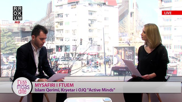 Ditë mbas dite - Islam Qerimi, kryetar i OJQ Active Minds