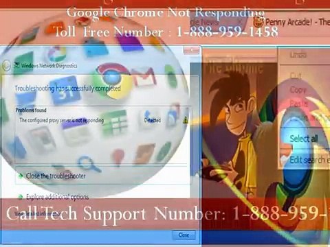 1-888-959-1458 Google Chrome not working/responding/loading/opening
