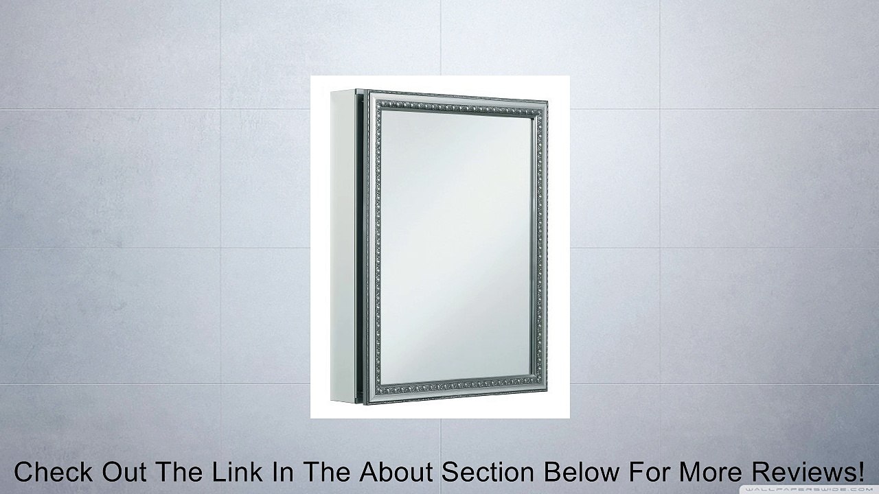Kohler K-CB-CLW2026SS 20" x 26" Silver Framed Single Door Mirrored Medicine Cabinet, Review