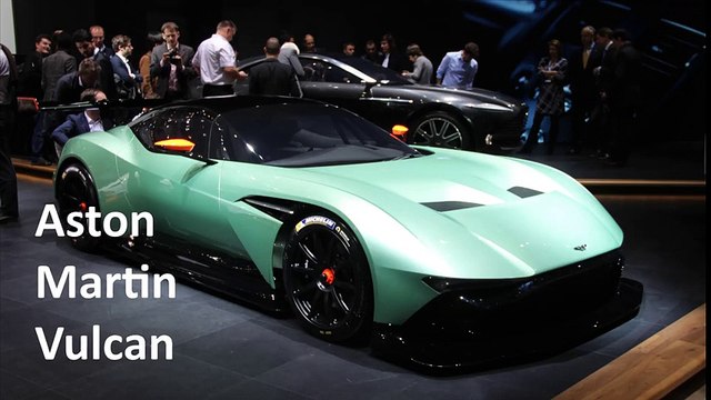 Salon Genève 2015 : l'Aston Martin Vulcan en vidéo