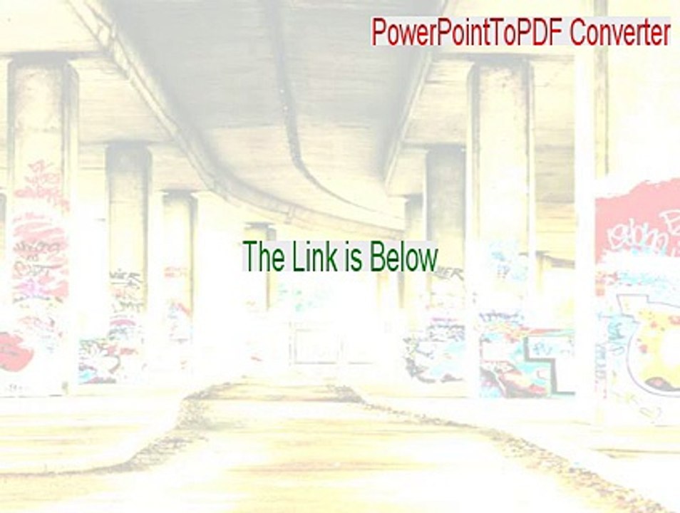 PowerPointToPDF Converter Full [Download Here]