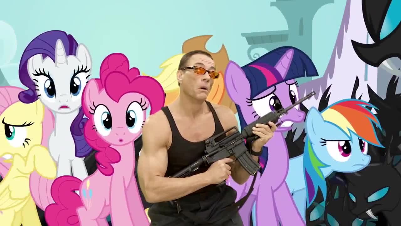 Jean Claude Van Damme et My Little Pony