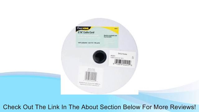 Cable Cord 3/16 108 Yards-White Review