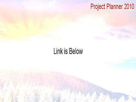 Project Planner 2010 Free Download [microsoft project planner 2010 tutorial]