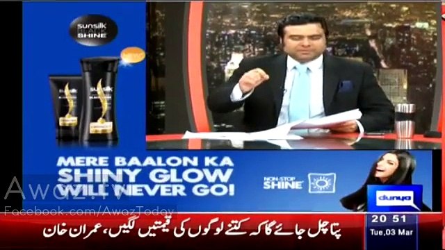 Anchor Kamran Shahid Showing the Report of Pakistani Players who were Involved in Match Fixing