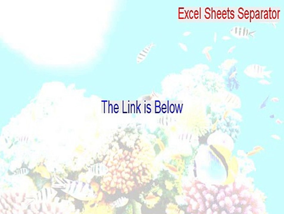 Excel Sheets Separator Free Download - Legit Download