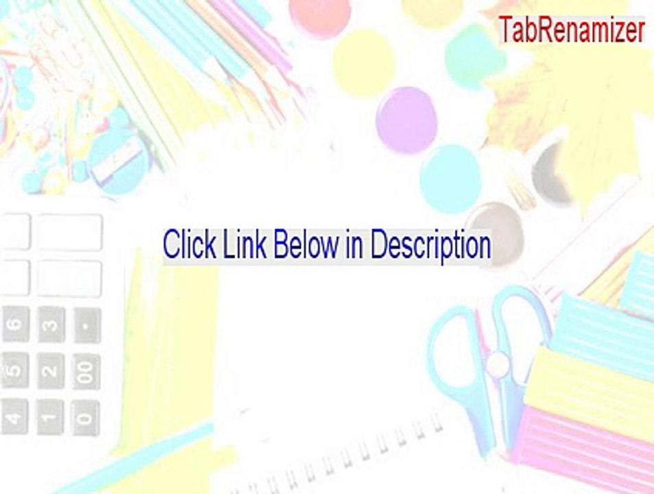 TabRenamizer Serial (Download Here 2015)