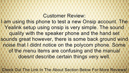 Yealink SIP-T22P Professional IP Phone with 3 Lines and HD Voice Review