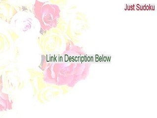 Just Sudoku Cracked (Download Now 2015)