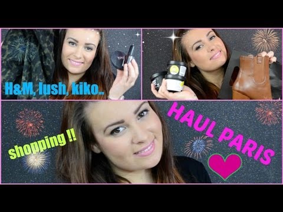 ✿ [ Haul n° 7 ]  : Spécial Paris - Lush, Kiko, Stradivarius, H&M..