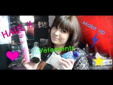 ✿ [ HAUL n° 3 ] : Make Up, Vêtements,Boissons + Nouvelle bannière (Mamakhol)