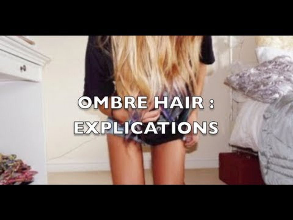 ✿ [ Explication n° 1 ] : Ombré hair, effet Tie and Dye !