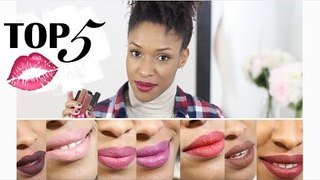 TOP 5 | Rouges à lèvres liquides + Astuces & Conseils