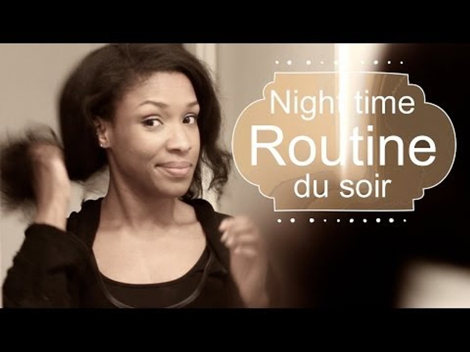 Routine du soir sur cheveux lisses / Tuto Wrap