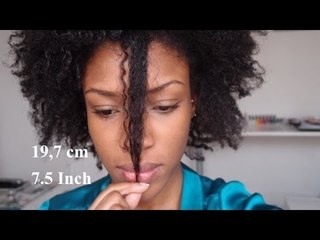 Longueur cheveux crépus frisés naturels - Length check #3