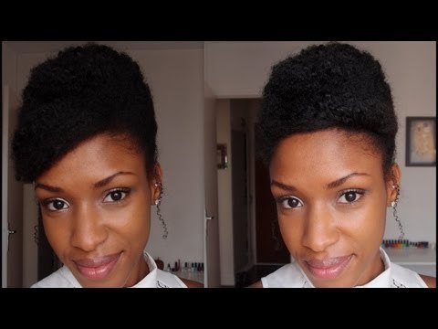 Chic Updo & Variants | Chignon Banane et Variantes : coiffure pour cheveux frisés crépus naturels