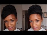 Chic Updo & Variants | Chignon Banane et Variantes : coiffure pour cheveux frisés crépus naturels