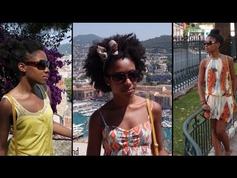 Summer Hairstyles Ideas | Idée Coiffures d'été cheveux frisés crépus