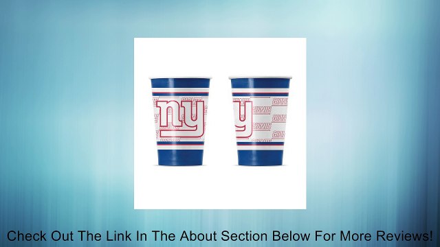 New York Giants Paper Cups - NFL Party and Tailgating Supplies - 20 per pack Review