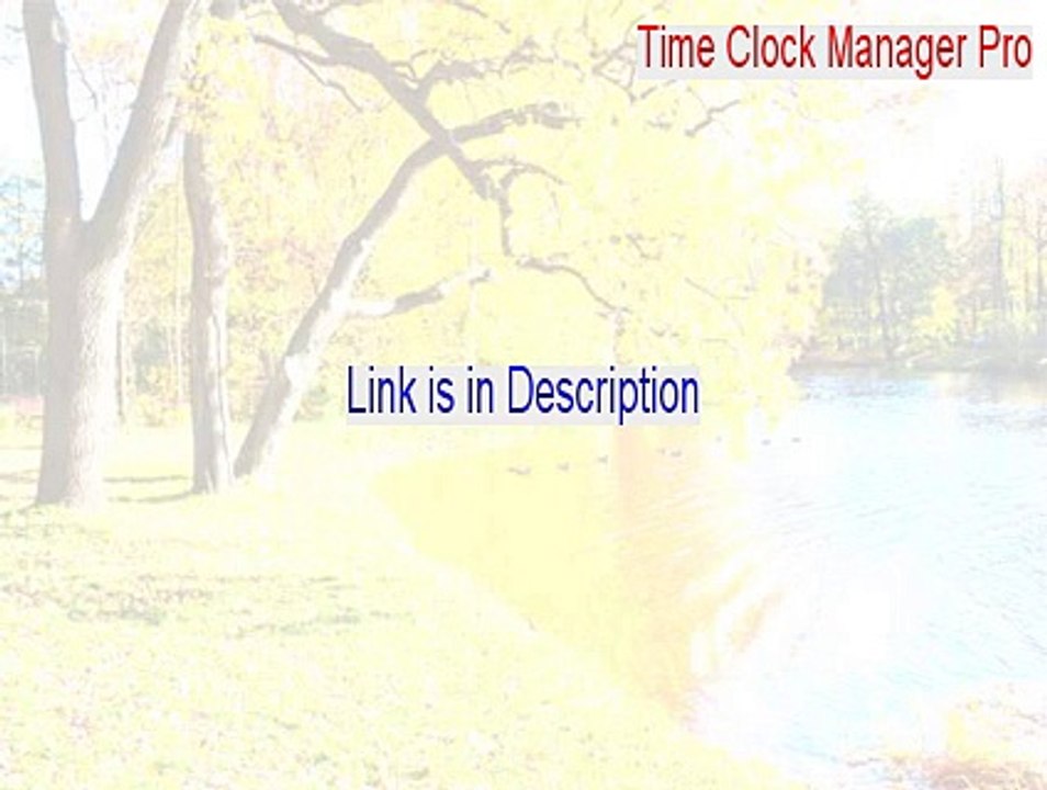 Time Clock Manager Pro Download Free [Download Here]