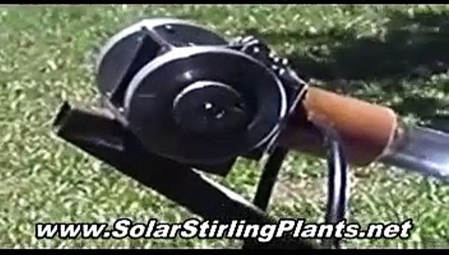 Extremely Low Cost FREE ENERGY system - Solar Stirling Plant