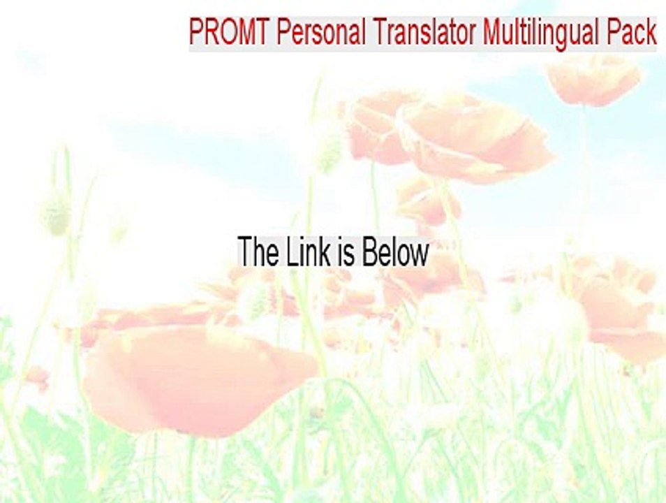 PROMT Personal Translator Multilingual Pack Full Download - Instant Download 2015