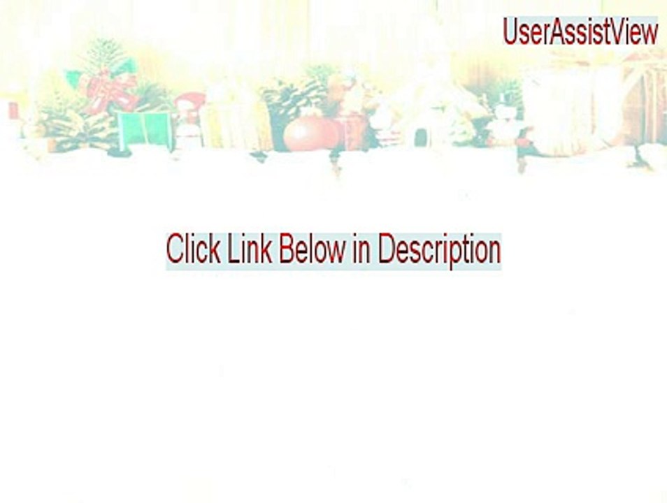 UserAssistView Key Gen [Instant Download 2015]