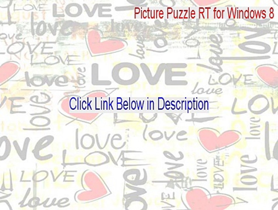 Picture Puzzle RT for Windows 8 Serial [Instant Download 2015]