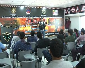 Giving training to teachers & students for self defence.