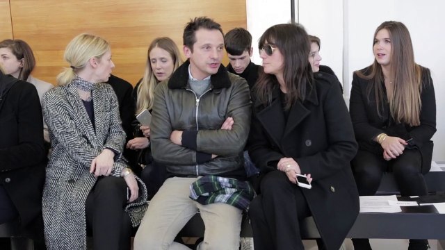 Interview post-show automne-hiver 2015-2016 avec Anthony Vaccarello