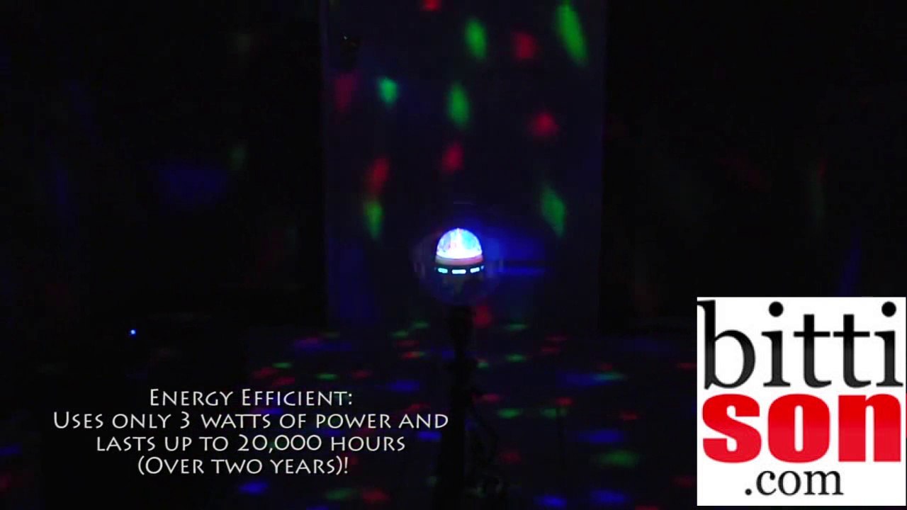 King Shark Renkli Led Döner Başlıklı Disko Işığı BittiSon.com