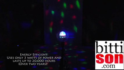 King Shark Renkli Led Döner Başlıklı Disko Işığı BittiSon.com