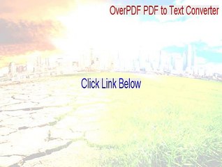 OverPDF PDF to Text Converter Crack [Instant Download]