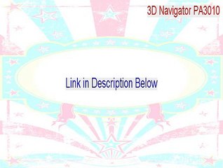 3D Navigator PA3010 Keygen [Free Download 2015]